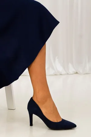 Lunar Amy Navy Court Shoes AU 7 (EU 38)