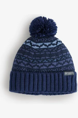 Columbia Mens Navy Sweater Weather Pom Beanie