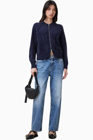 AllSaints AllSaints Blue Ida Straight Jeans AU 29
