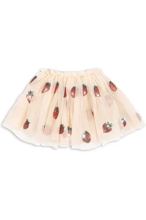 Konges Sløjd Yvonne Tulle Mesh Strawberry Embroidered Skirt 7