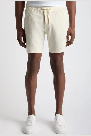 Remus Slim Fit Cotton-Linen Shorts 40