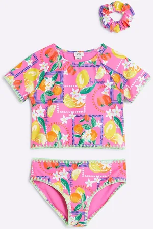 River Island Pink Girls Bikini T-Shirt 11