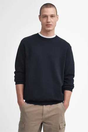 Barbour Outline Crew Black Jumper 3XL
