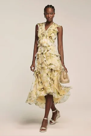 mint&berry Floral Print Midi Dress AU 10