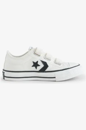Converse White Junior Star Player 76 3V Trainers AU 2.5 (EU 35)