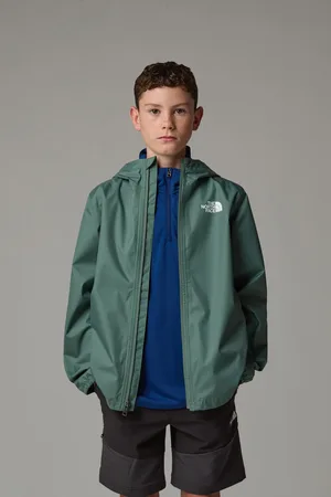 The North Face Green Teen Zipline Rain Jacket S
