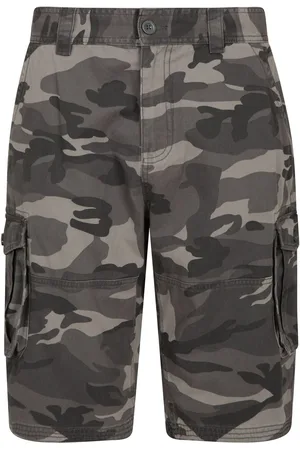 Mountain Warehouse Mens Mens Camo 100% Cotton Lightweight Cargo Shorts