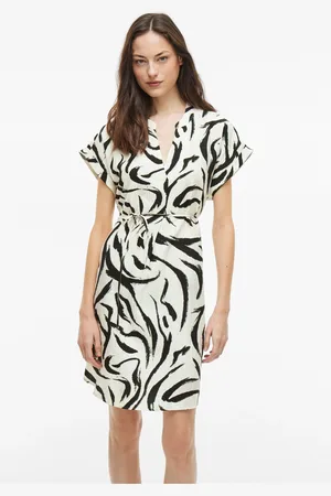 VILA Belted Short Shirt Dress AU 10