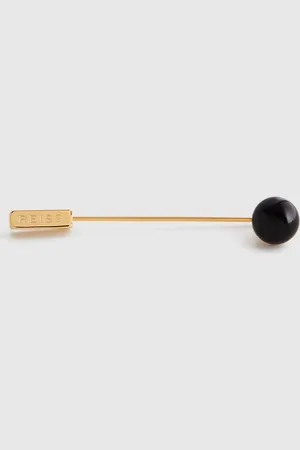 Reiss Mens Ardley Pearl Lapel Pin