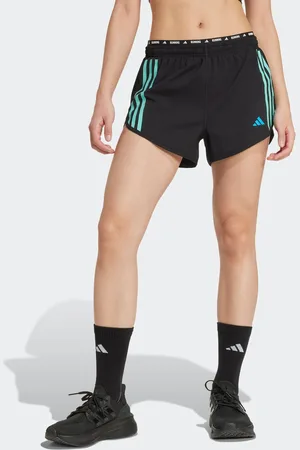 adidas Own The Run 3 Stripe Shorts UK 8