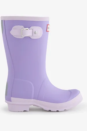 Hunter Purple Kids Originals Wellies AU 12 (EU 31)