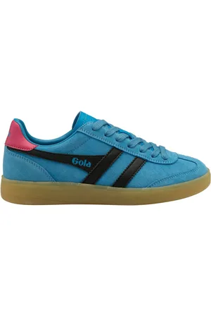 Gola Blue Ladies Viper Suede Lace-Up Trainers AU 6 (EU 37)