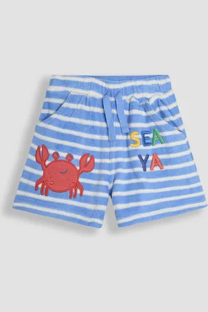 JoJo Maman Bébé Crab Appliqué Textured Shorts 2