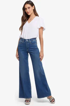 NYDJ Blue Mia Palazzo Jeans AU 8