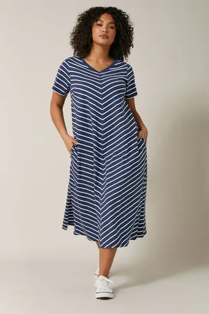 Evans Jersey Slub 100% Cotton Dress AU 22-24