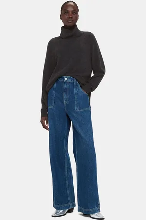 Whistles Womens Cashmere Roll Neck Jumper