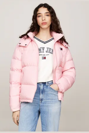 Tommy Hilfiger Pink Back Flag Alaska White Jacket S