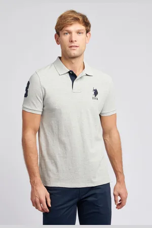 U.S. Polo Assn. U. S. Polo Assn. Regular Fit Mens Player 3 Pique 100% Cotton Polo Shirt L