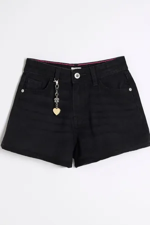 River Island Girls Denim Circle 100% Cotton Shorts 9