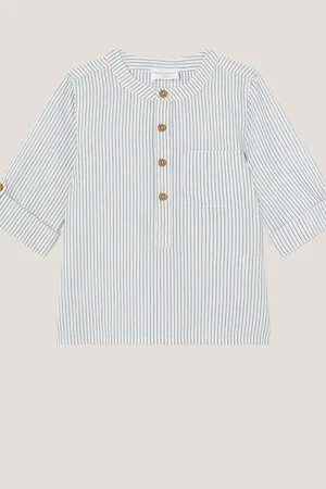 Monsoon Stripe Cotton 100% Cotton Shirt 12