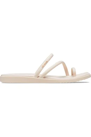 Crocs Natural Miami Toe Loop Sandals AU 9 (EU 39.5)