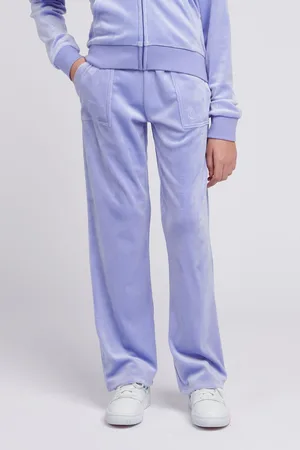 Juicy Couture Dark Blue Tonal Wide Leg Trousers 7