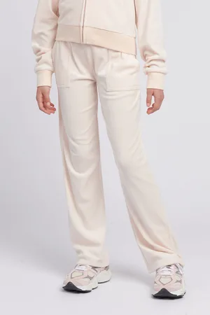 Juicy Couture Cream Tonal Wide Leg Trousers 12