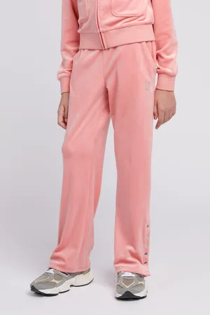 Juicy Couture Pink Girls Velour Straight Leg Joggers 10
