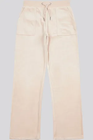 Juicy Couture Cream chrome Tonal Wide Leg Trousers 14