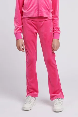 Juicy Couture Pink Girls Fold Over Waist Joggers 10