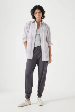 Hush Puppies Grey Alexa Harem Trousers L Reg