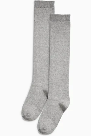 Next Grey Modal Blend Knee High Socks 2 Pack One