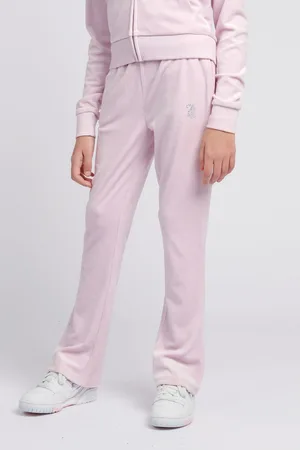 Juicy Couture Dark Purple Girls Diamanté Bootcut Joggers 8