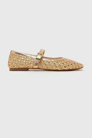 Schuh Lexie Woven Black Ballerinas AU 8 (EU 39)