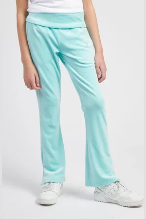 Juicy Couture Blue Girls Fold Over Waist Joggers 10
