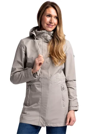 Trespass Female Grey Pavlina Rain Jacket TP75 M
