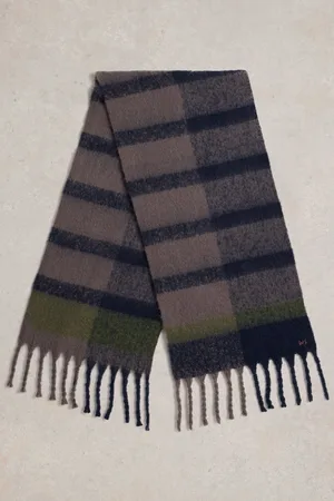 White Stuff Mens Benny Brushed Scarf