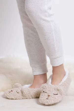 Totes Womens Ladies Novelty Footsie Slippers