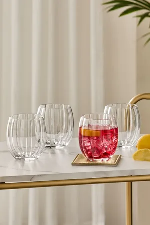 Next Ottilie Set of 4 Short Tumbler Glasses
