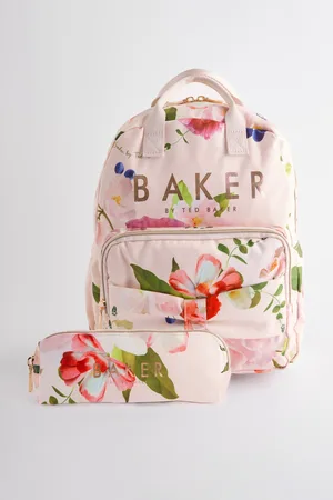 Ted Baker Girls Girls Back to School Floral Backpack with Pencil Case