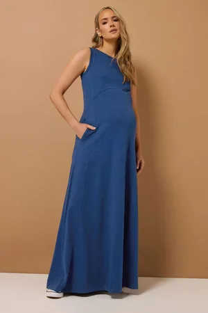 Long Tall Sally 100% Cotton Maternity Vest Maxi Dress AU 20 Tall