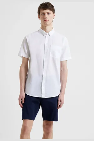 French Connection Linen Long Sleeve Shirt large