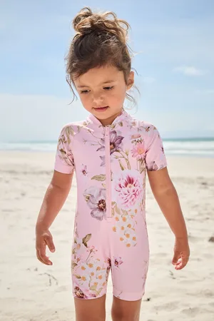 Next Pink Floral Sunsafe Swimsuit (3mths-10yrs) 6 Years (116cm)