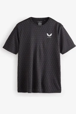 CASTORE Black Engineered Knit Short Sleeve T-Shirt xlarge