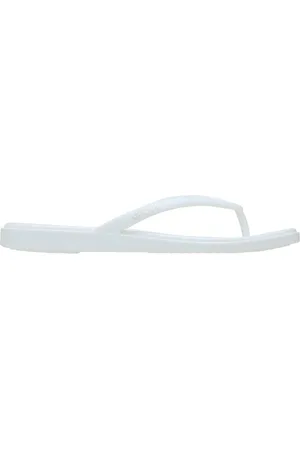 Crocs White Miami Flip Sandals