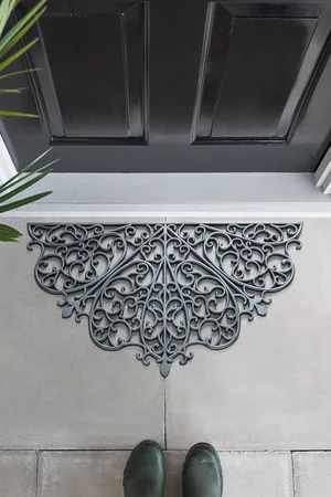 Next Silver Scroll Doormat One