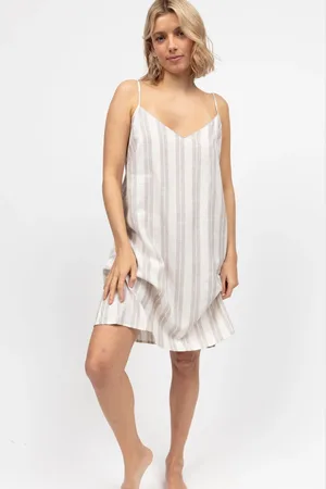 Cyberjammies Natural Edit Strappy Short Nightdress 16