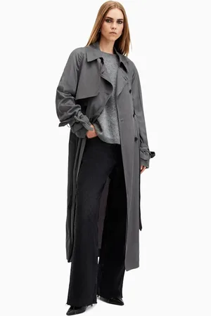AllSaints AllSaints Grey Koko Trench Jacket S