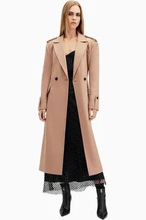 AllSaints AllSaints Brown Augusta Coat AU 10