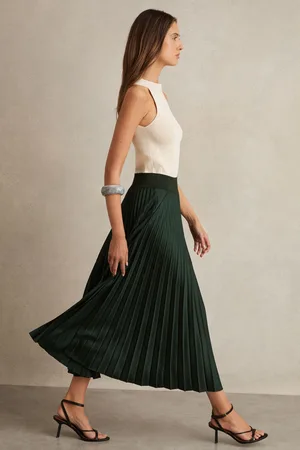 Reiss Seren Pleated Midi Skirt 16